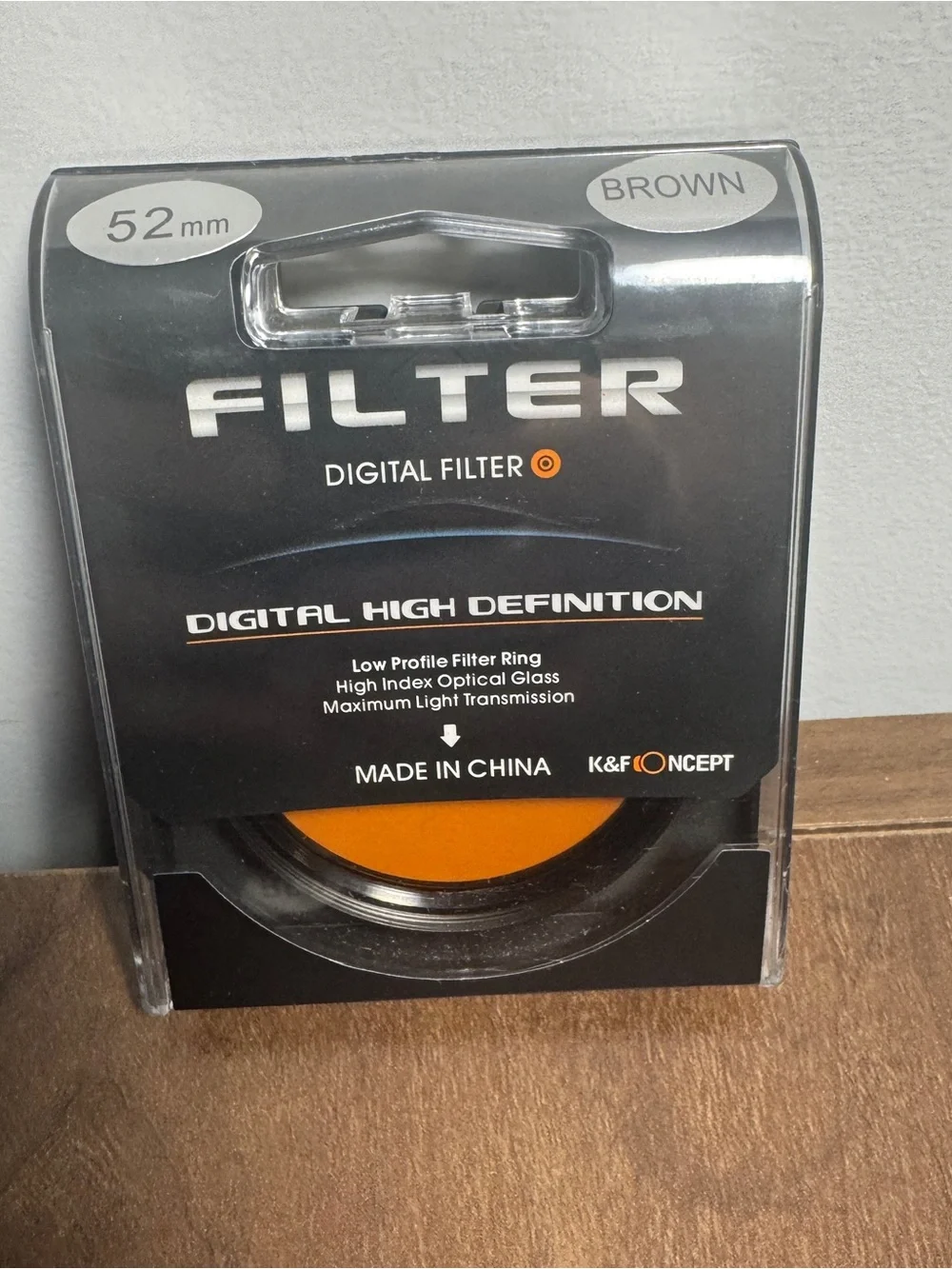 52mm Camera Color Filter Kit - Yellow, Blue, Grey, Brown, Purple, Orange, Red